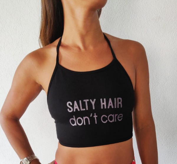 Salty Hair Tops - Black
