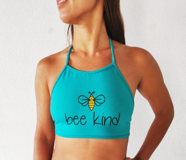 Bee Kind Top - Turquoise