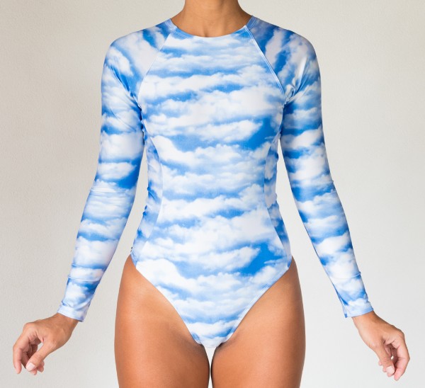 Cloud+ Long-Sleeve Zip Bodysuit