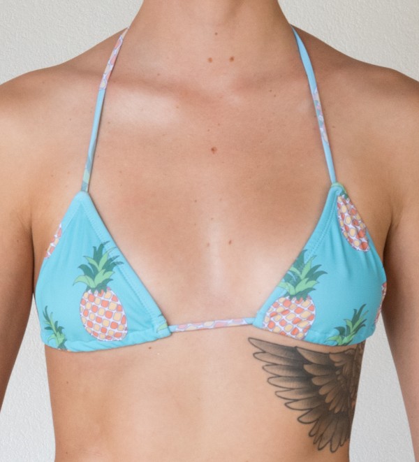Triangle Top - Blue Pineapple