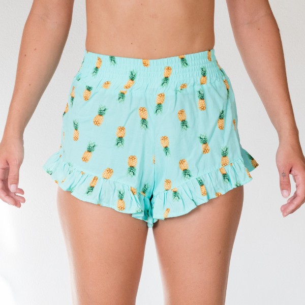 Lia Shorts - Pineapple