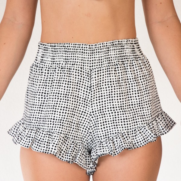 Lia Shorts - White Dots