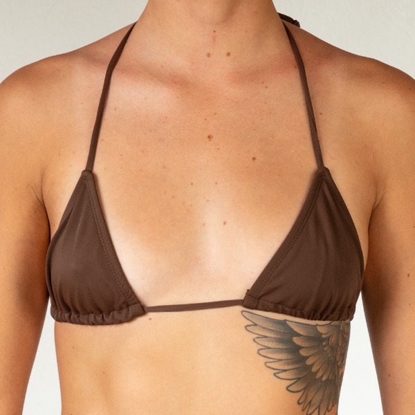Triangle Top - Chocolate Brown