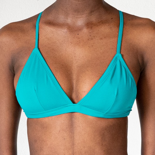 Cross Back Top - Turquoise