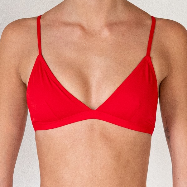 Cross Back Top - Red